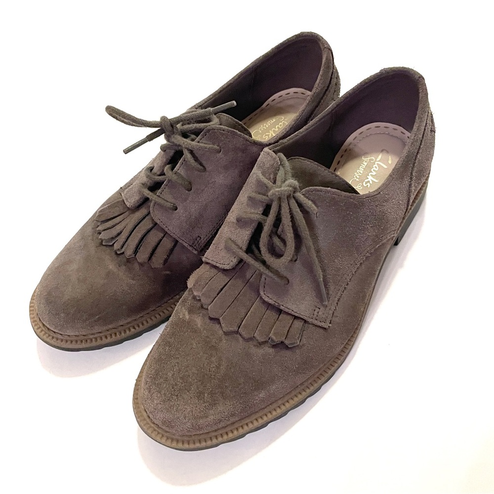Clarks Somerset Griffin Suede Oxford Shoes